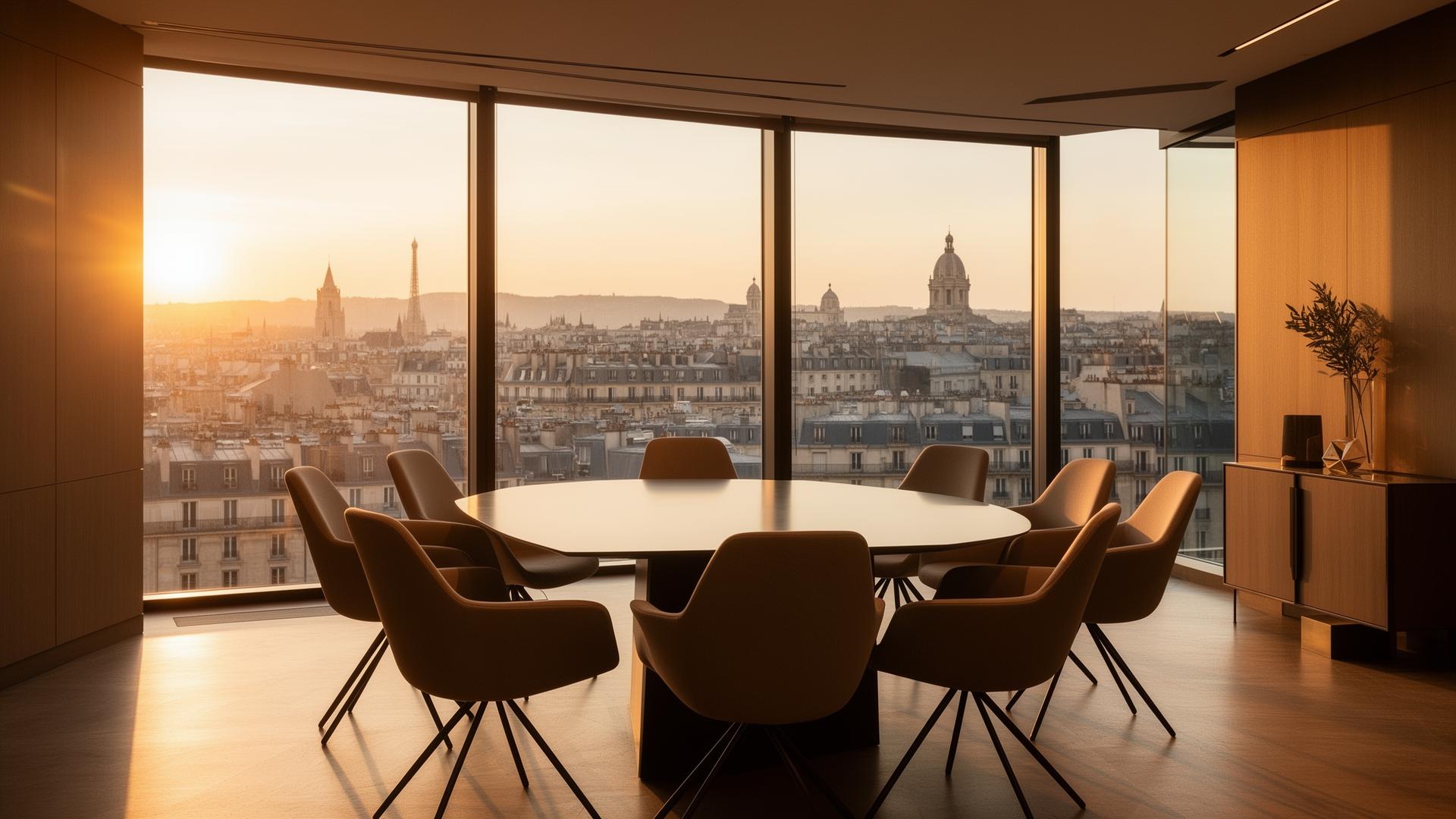 Professional real estate agent in modern office